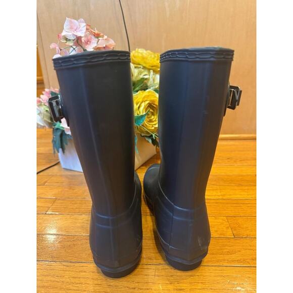 nwob Hunters Boots Women's Original BLACK Short Boots UK6 US 8 (1500 - Picture 6 of 12
